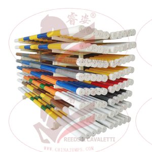 FEI Standard Wooden Poles Equestrian Show Jumping Poles Aluminum HDPE Options